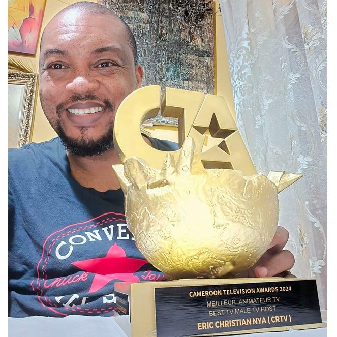 Eric Christian Nya : Meilleur Animateur TV aux Cameroon Television Awards 2024