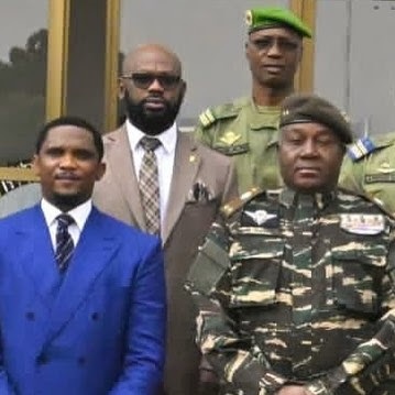 SAMUEL ETO’O FILS RECU PAR LE PRESIDENT DU CONSEIL NIGERIEN