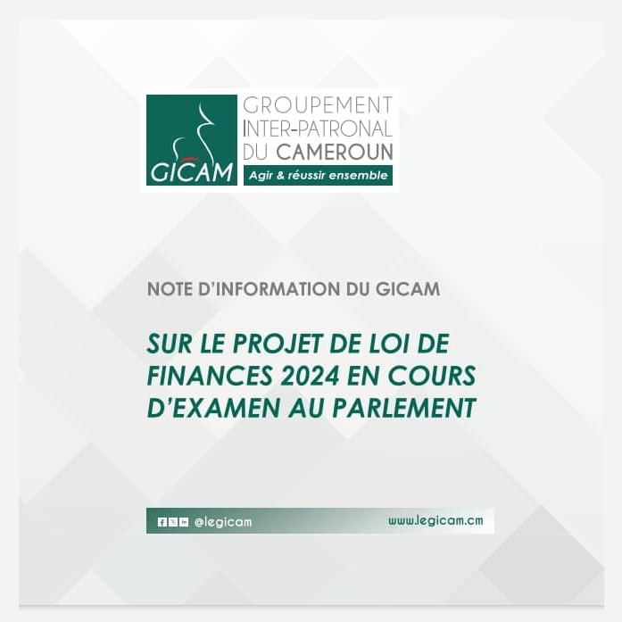 LOI DES FINANCES 2024, LA NOTE D’INFORMATION DU PATRONAT