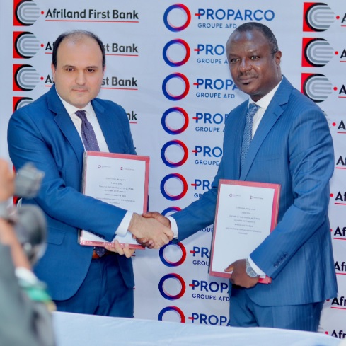 Commerce international: Convention d'Afriland First  Bank  avec Proparco  pour dynamiser le secteur