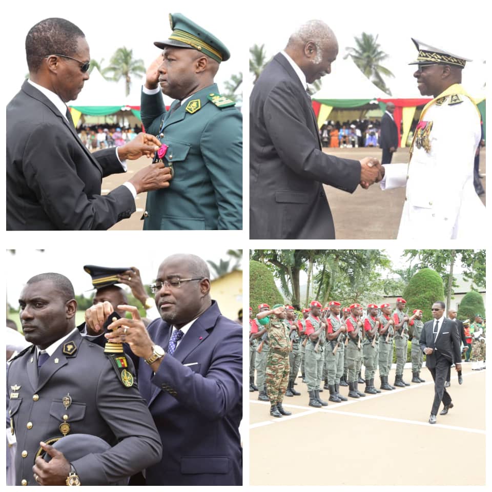 Des décorations et des épaulettes aux promus des forces de défense Camerounaises