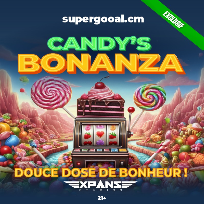 Que la victoire soit douce - Essayez le nouveau jeu Candy's Bonanza sur supergooal.cm !