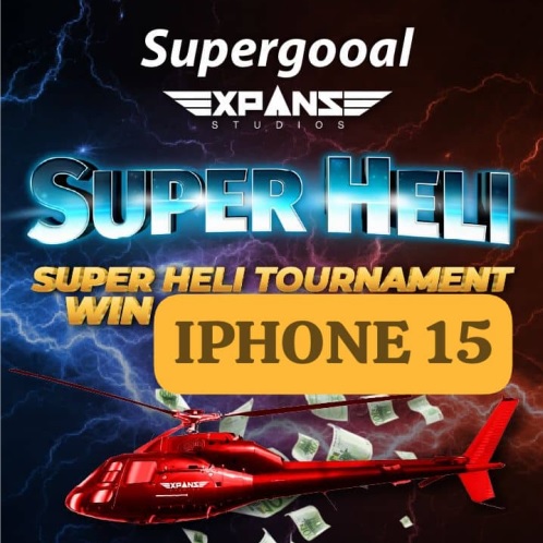 Visez la première place dans le nouveau Tournoi Super Heli de Supergooal