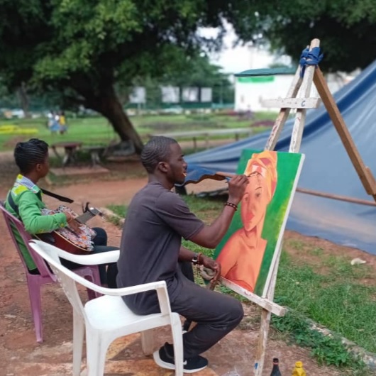 Activités de vacances 2024: Massaï Ayrton le nouveau visage de l'art plastique au Cameroun