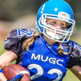 La tenue de football américain pour femme la plus courante