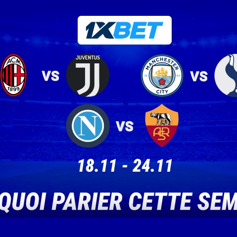 Manchester City -Tottenham,Serie A bouillonnante : choisissez vos favoris pour les grands matches