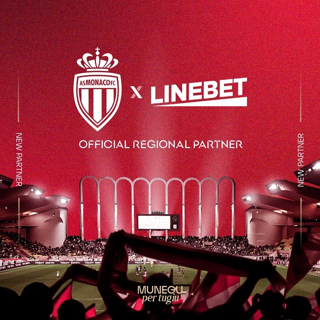 Nouvelle collaboration entre l'AS Monaco Football Club et Linebet