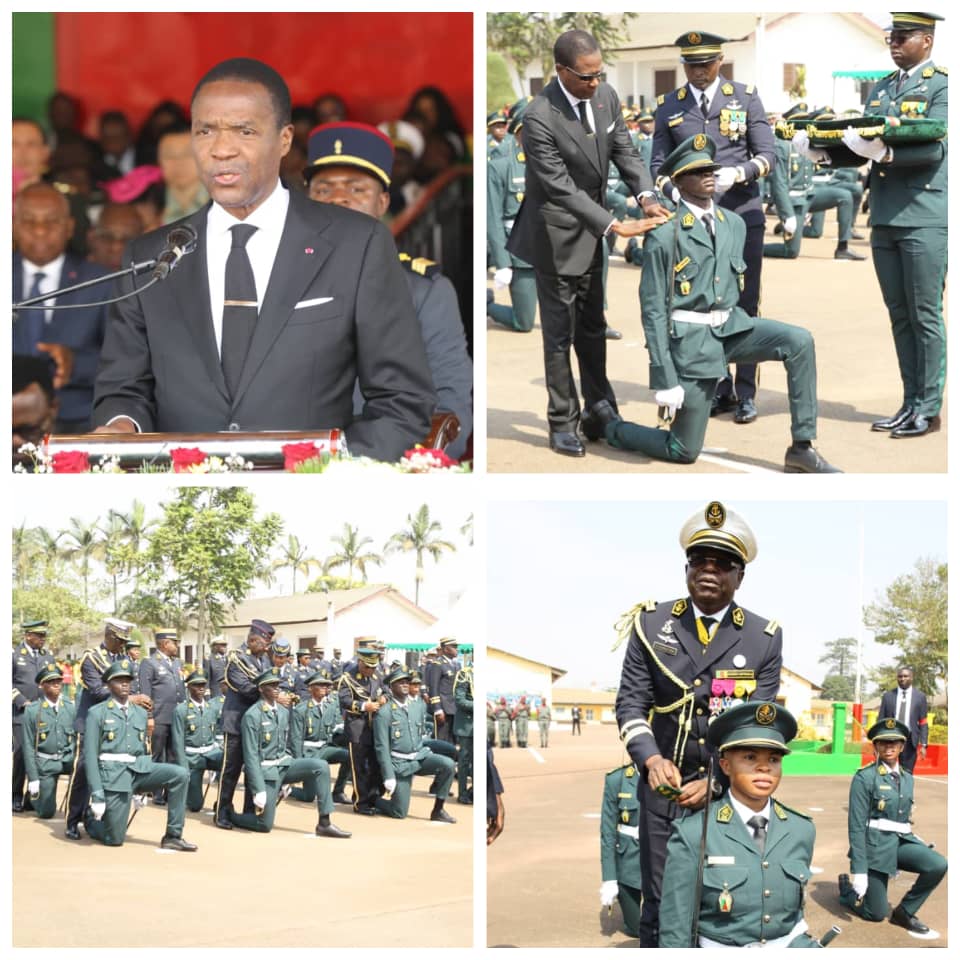 Triomphe de la 39eme promotion de  L’EMIA : 394 officiers de l’armée en fin de formation