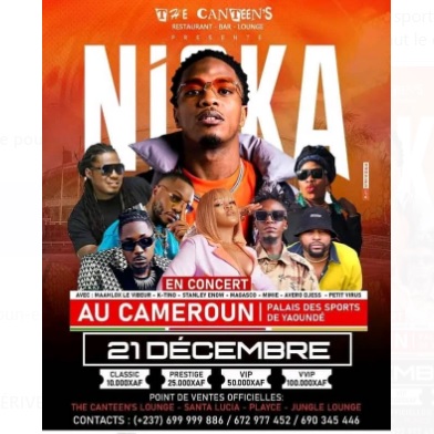 Niska le rappeur français explose la scène du palais des sports ce 21 décembre